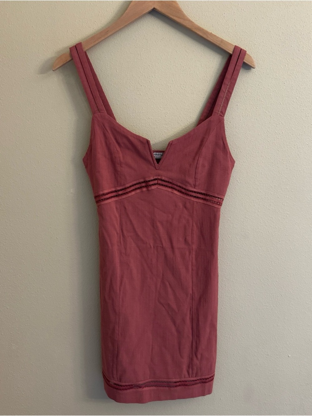 Free People‎ Simply Be Peach Sweetheart Sleeveless Bodycon Dress Size S